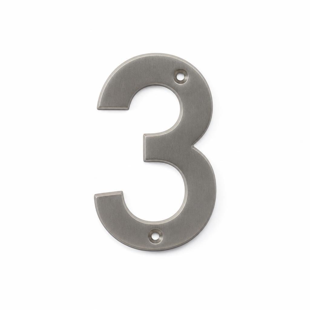 M-AB60MM #3 HOUSE NUMBERING