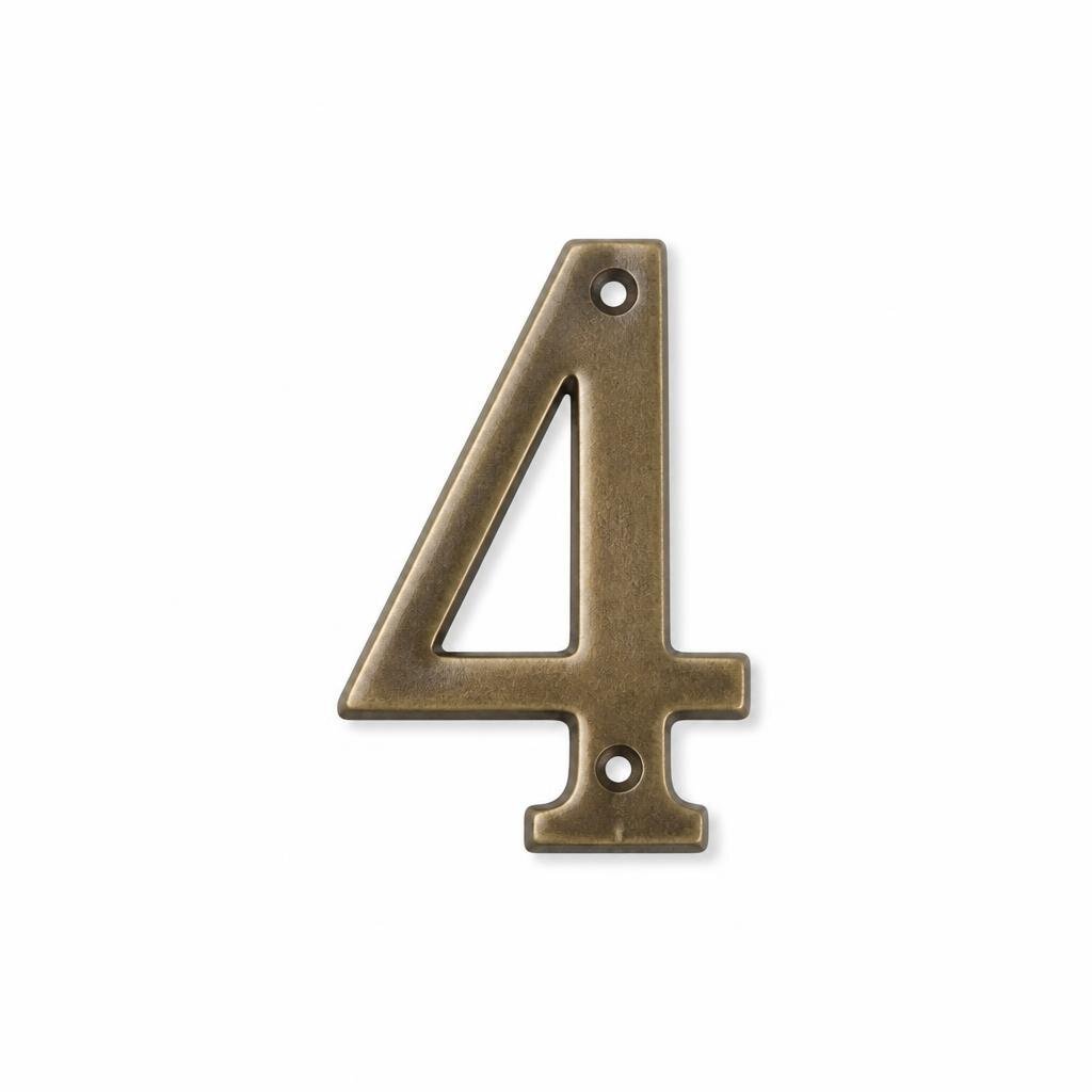 M-AB60MM #4 HOUSE NUMBERING