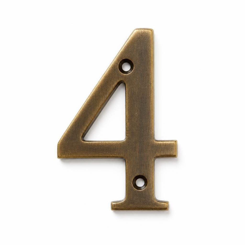 M-AB80MM #4 HOUSE NUMBERING