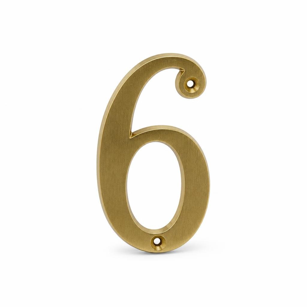 M-AB80MM #6 HOUSE NUMBERING