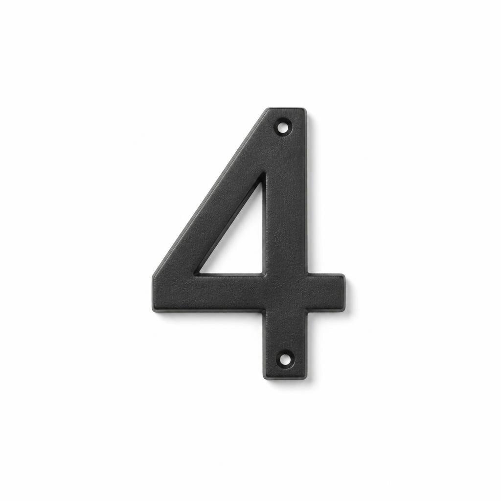 M-AB100MM #4 HOUSE NUMBERING