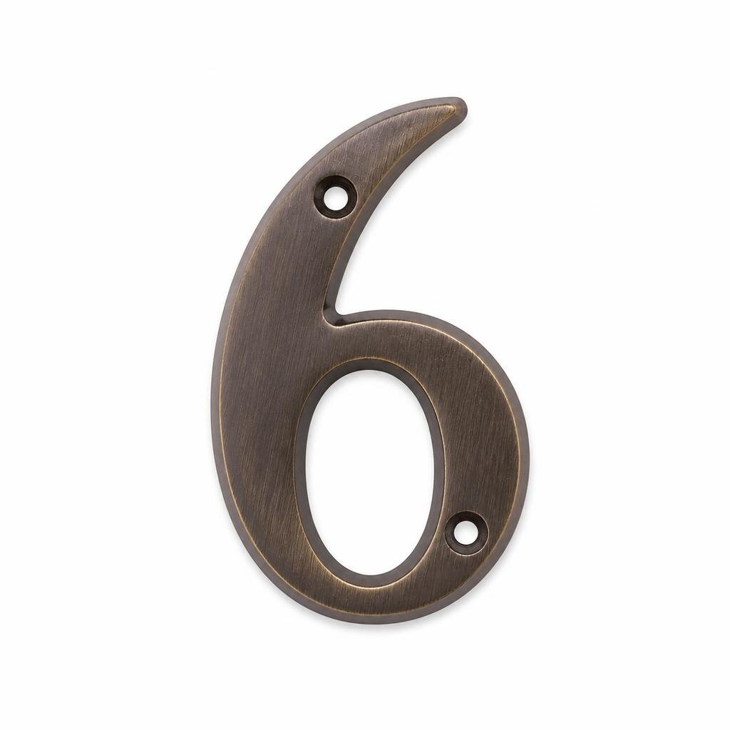 M-AB100MM #6 HOUSE NUMBERING