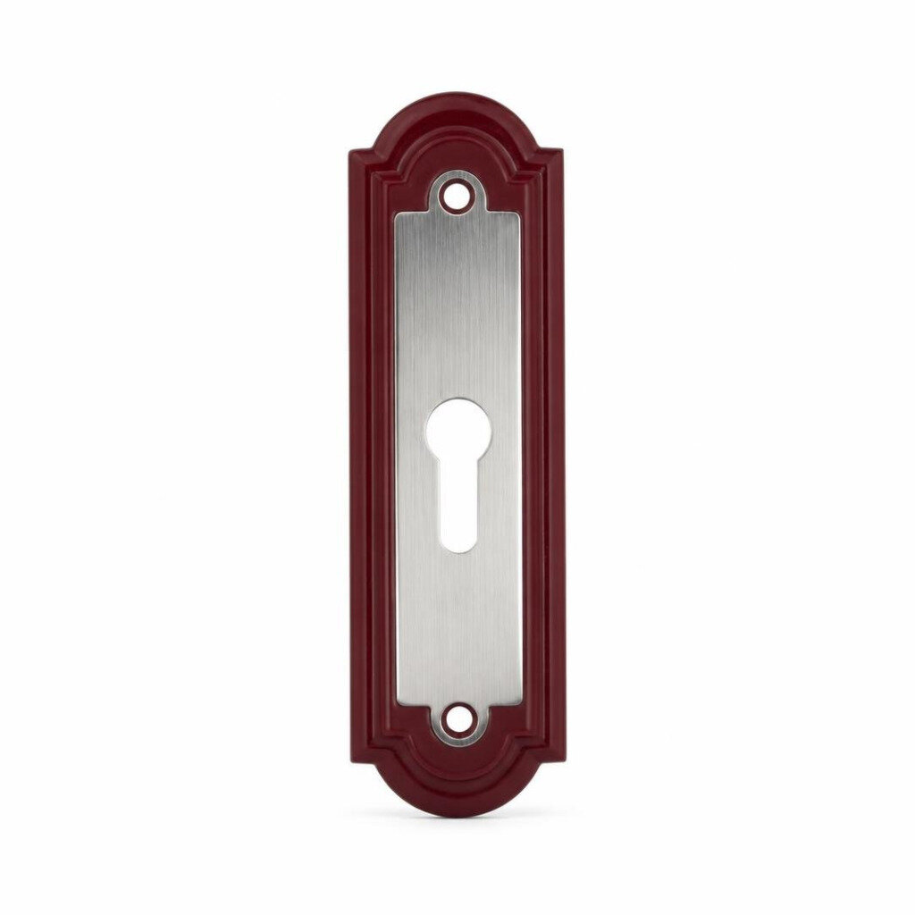 VENUS VACRP113MS ACRYLIC DOOR PLATE(MAROON+SILVER)