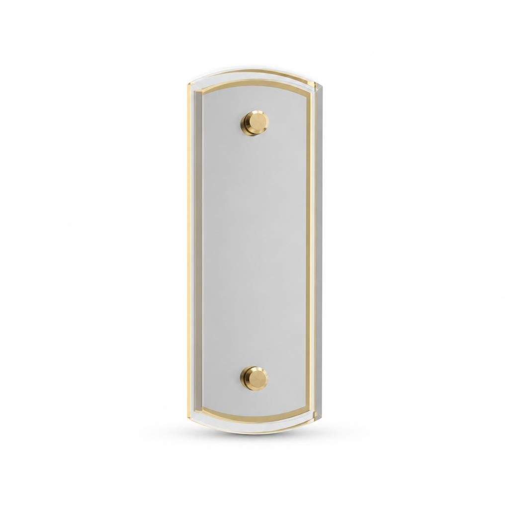 VENUS VACRP118SG ACRYLIC DOOR PLATE (SILVER+GOLD)