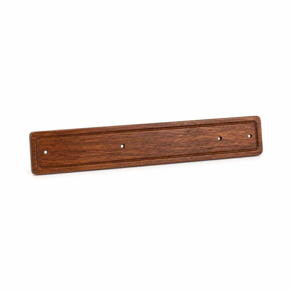 VENUS VWP02W WOODEN NUMBER PLATE WALNUT