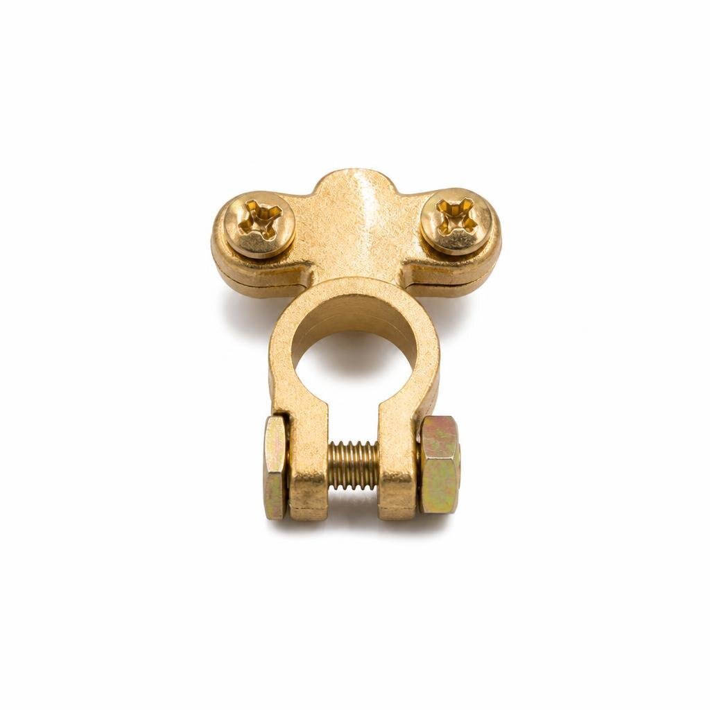 BRASS BATTERY CLAMP (+)