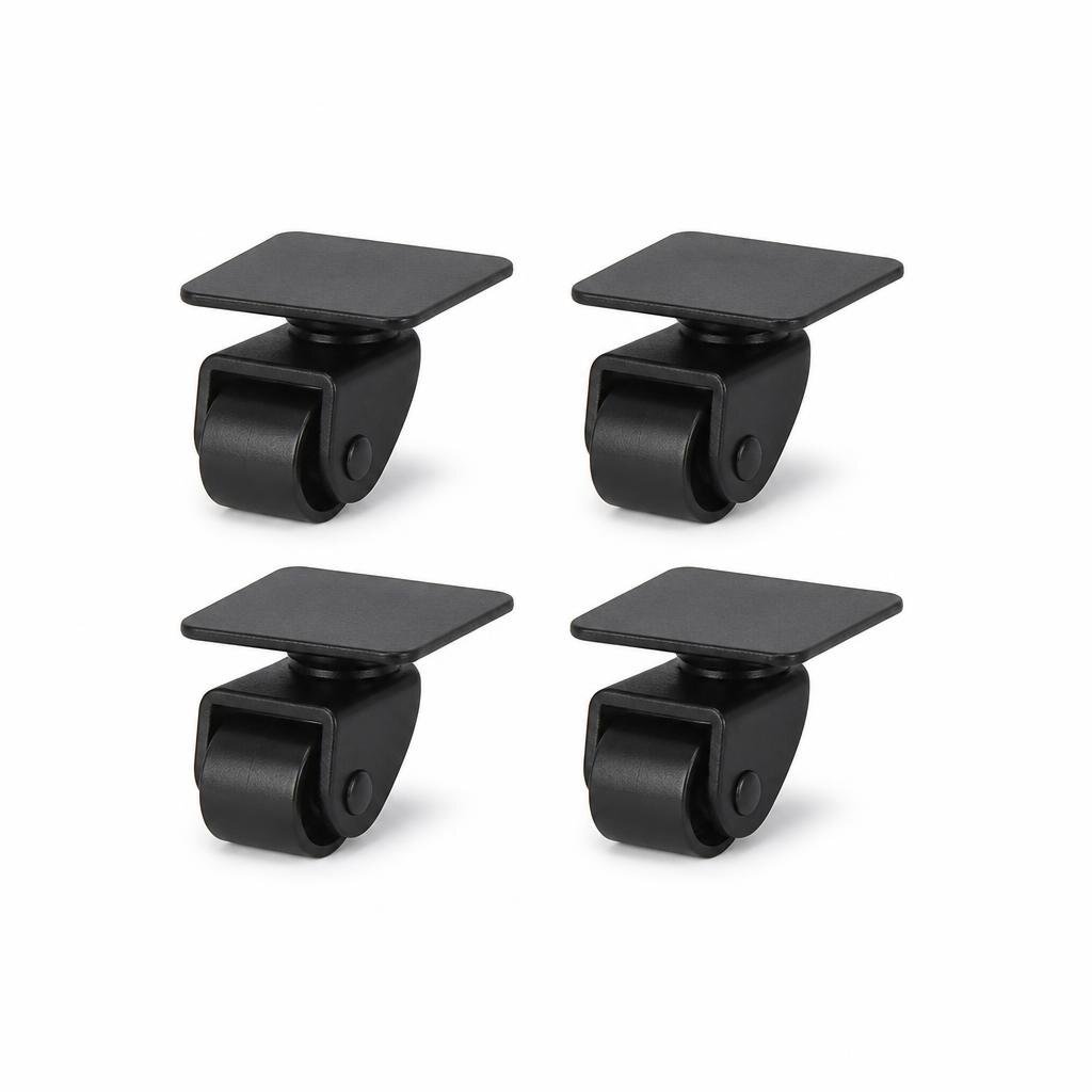 4PCS SELF ADHESIVE SWIVEL CASTERS