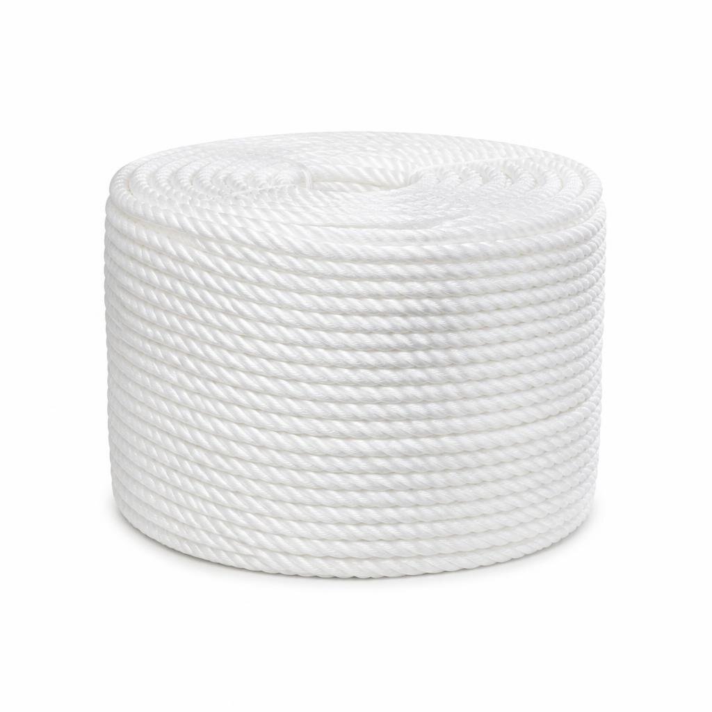 20MM PP NYLON ROPE - WHITE (220M)(46KG/ROLL)