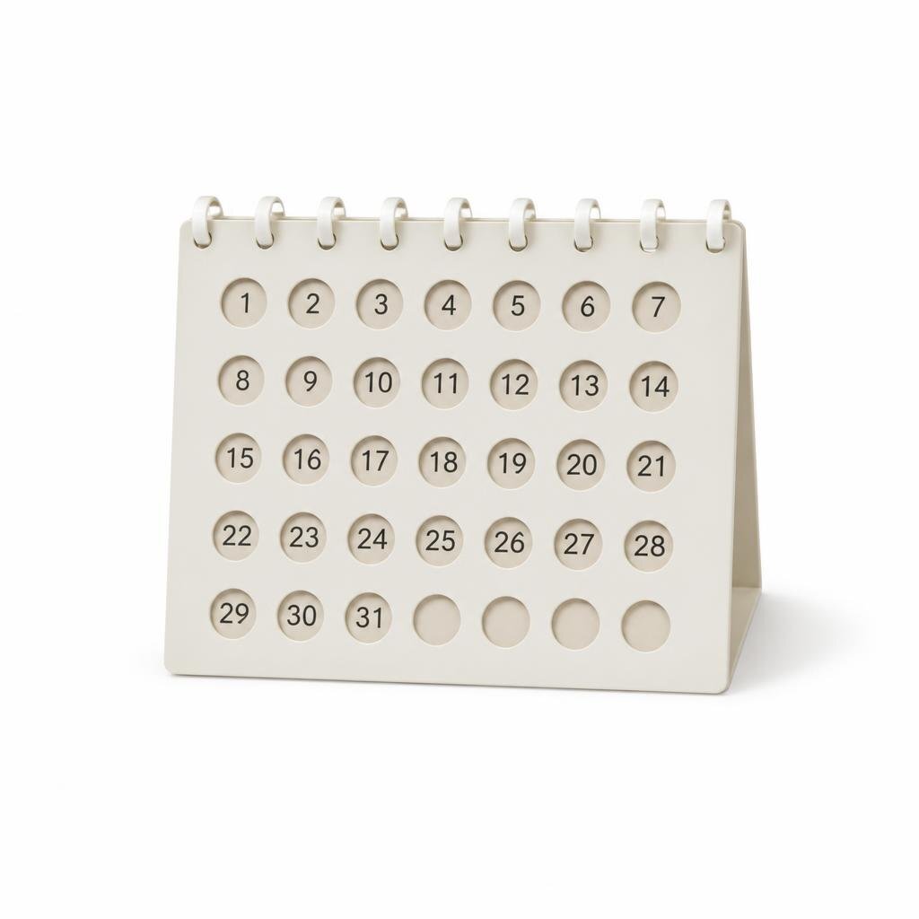 1-31DAYS WORKING CARD