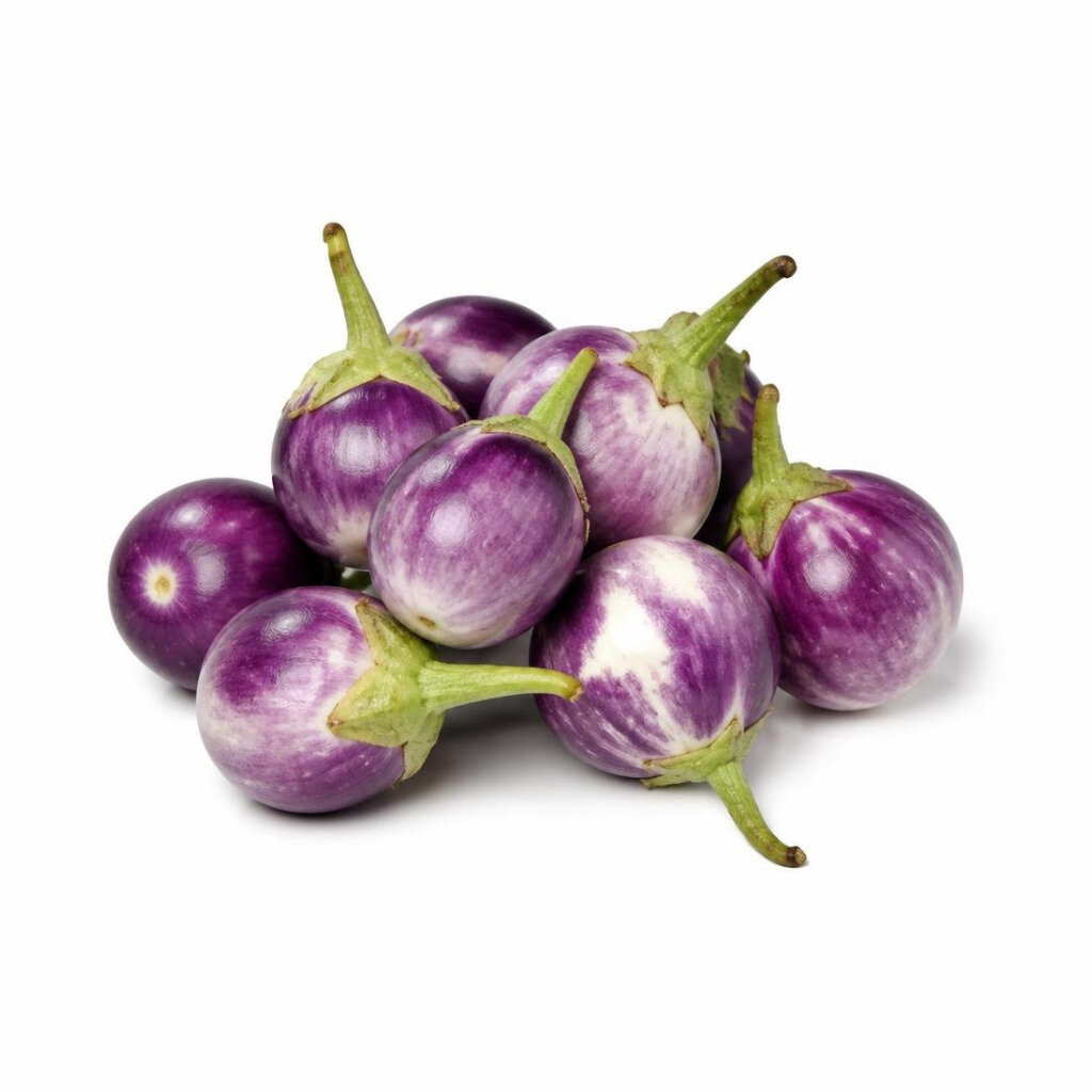 GRABBIT ROUND EGGPLANT 80SEEDS