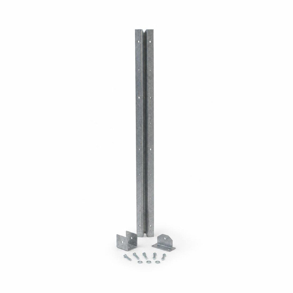 60MM X 2M UTRALGAL POST WITH ACCESSORIES