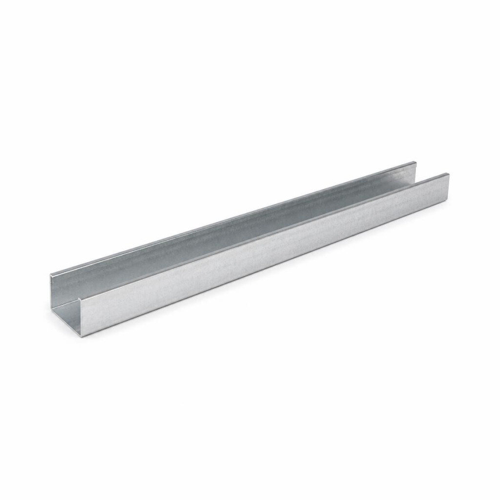 C CHANNEL (ALUM. ZINC) T075 X 1.00MM X 6M