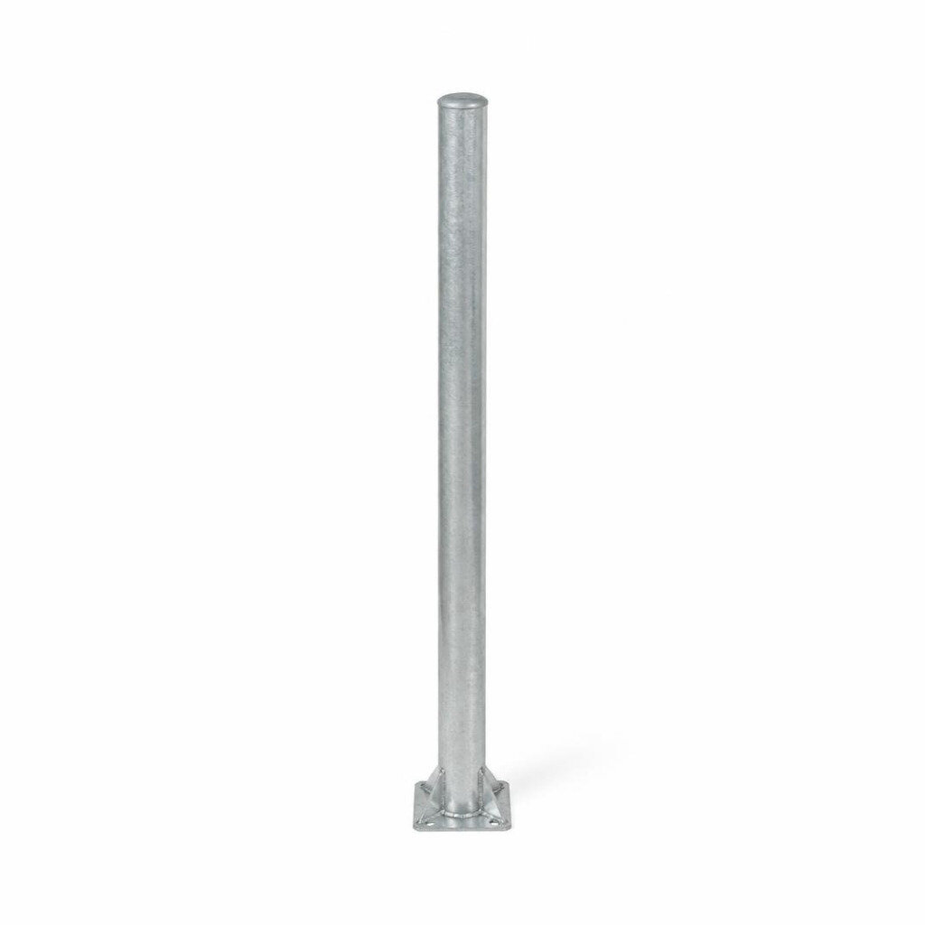 GI ROUND POST OD 60MMx1200MM C/W CAP&FITTING