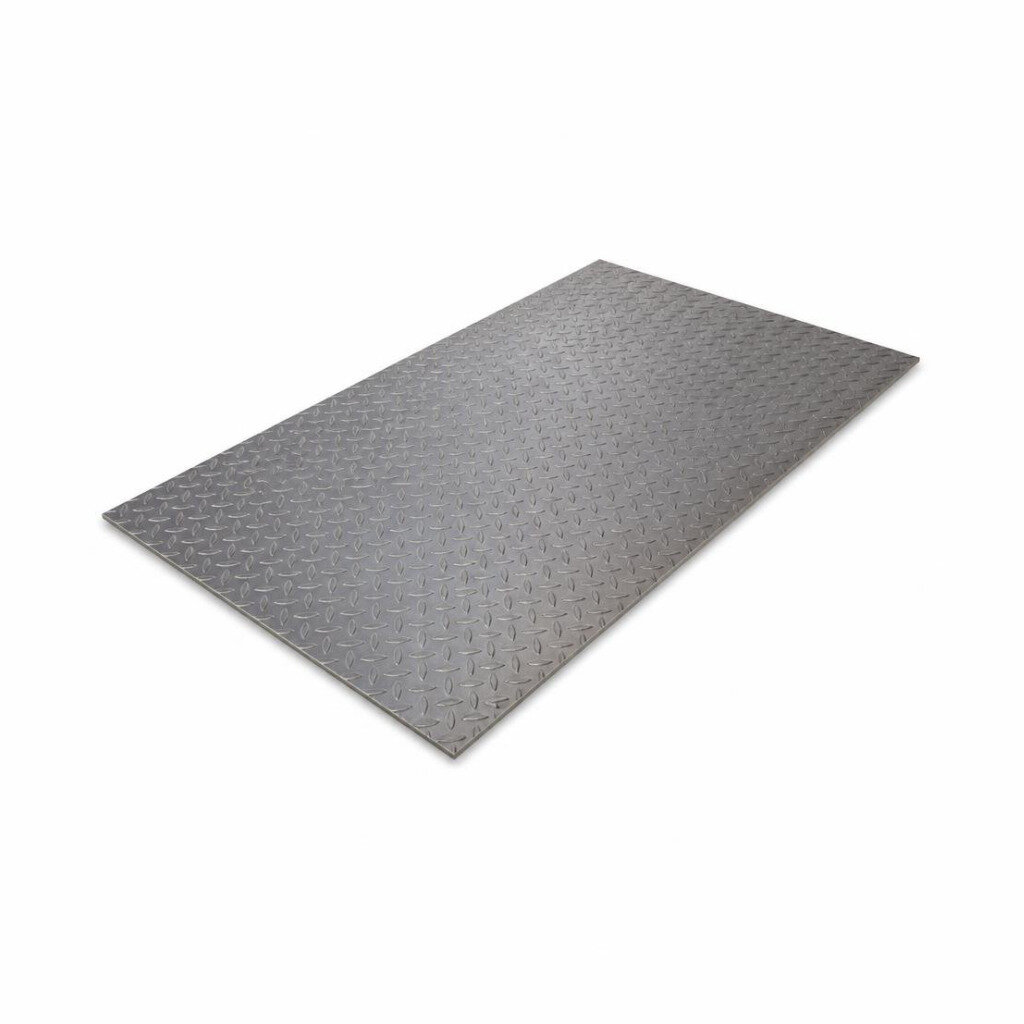 MILD STEEL CHEQUERED PLATE 4FT X 8FT X 1MM