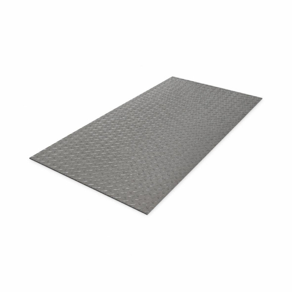 MILD STEEL CHEQUERED PLATE 5FT X 10FT X 3MM