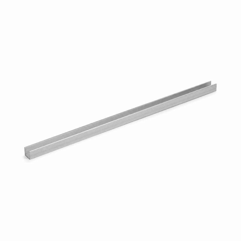 ALU-UC12 ALUMINUM U CHANNEL 12.7X0.9MMX6.1M