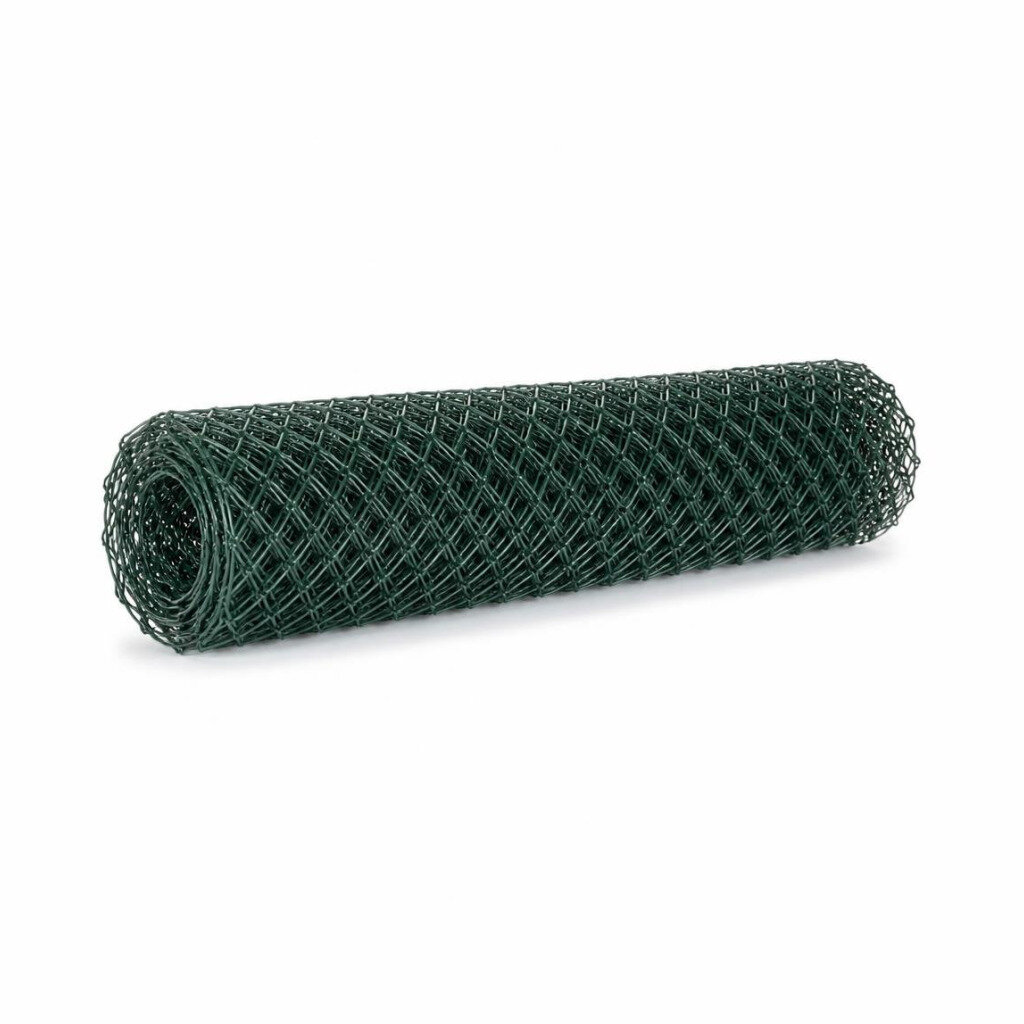 PVC CHAIN LINK FENCING G10 X 2.5" X 5FT X 50FT