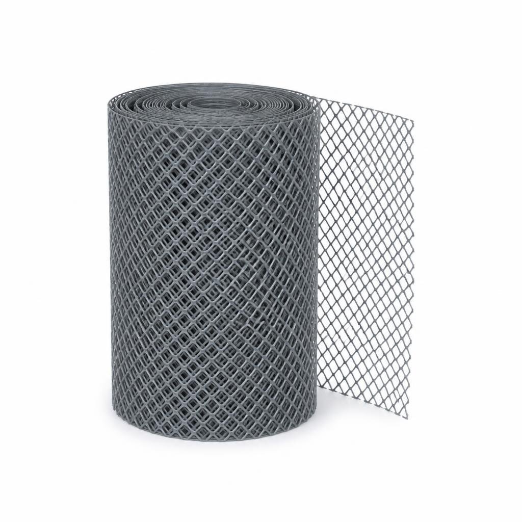 12MM X 12MM GREY PVC DIAMOND MESH