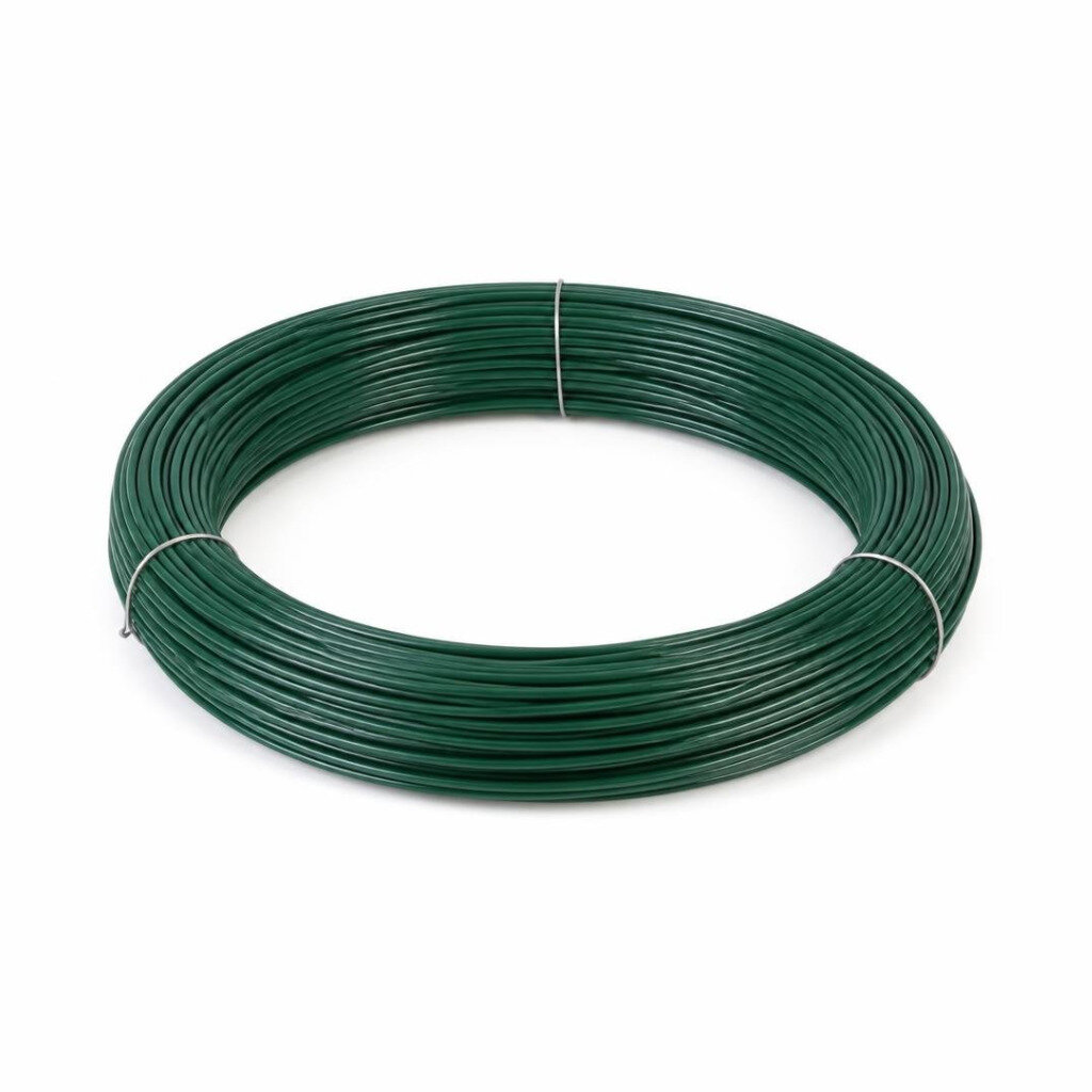 10G PVC GREEN COATING GI WIRE