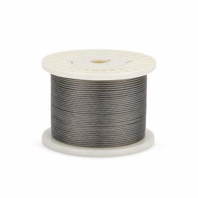 0.5MM DIA 7X7 316 S/STEEL WIRE ROPE (305M)