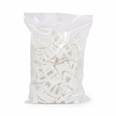 TILE LEVELLING SPACER & WEDGE 3.0MM WHITE CLIP (100PCS/PKT)