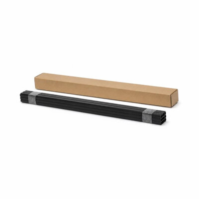 CYBERFLOR LEP3052 30 X 10.5 X 2700MM PVC END PROFILE - MATTE BLACK (50PCS/CTN)