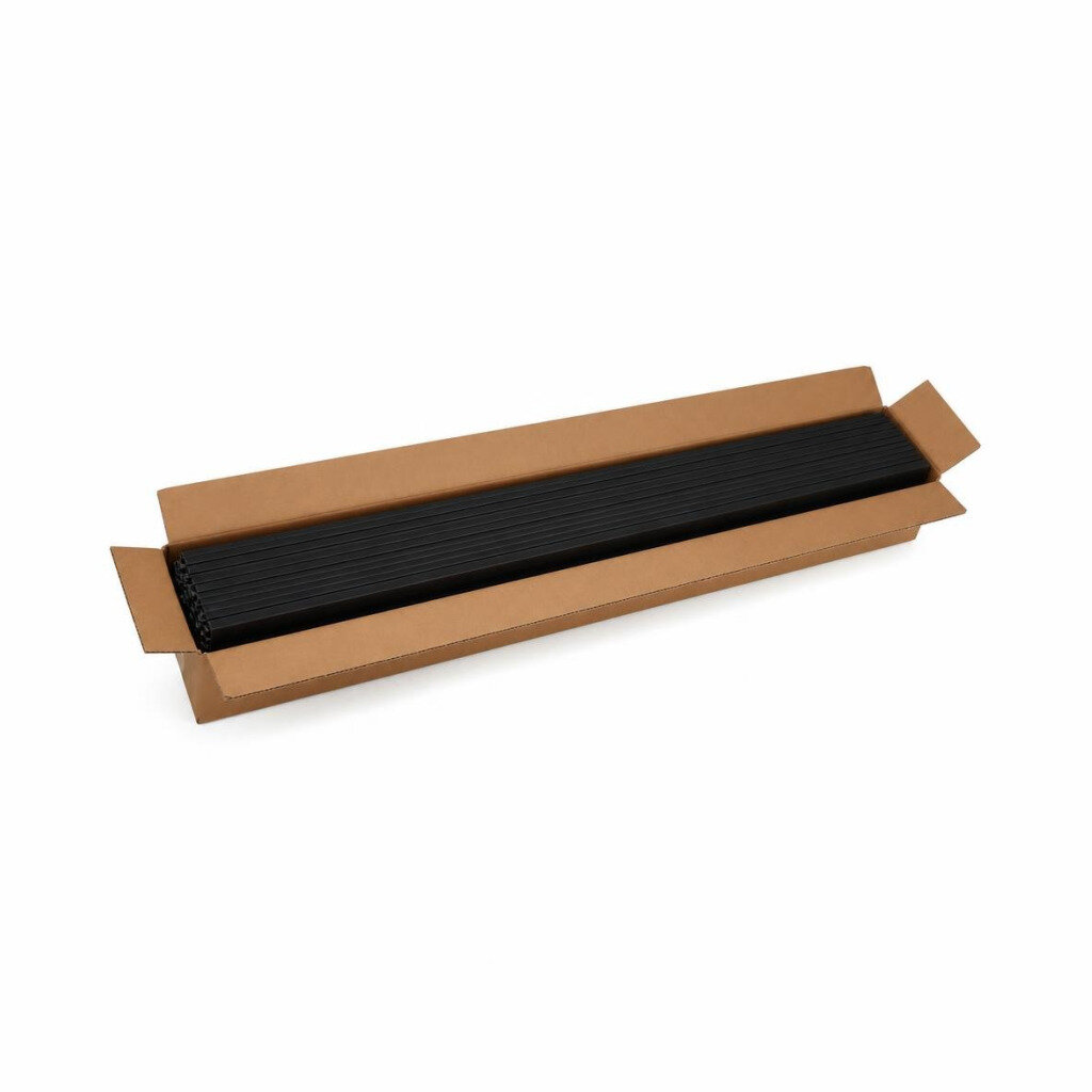 CYBERFLOR LP2552 25 X 12 X 2700MM PVC L PROFILE - MATTE BLACK (100PCS/CTN)