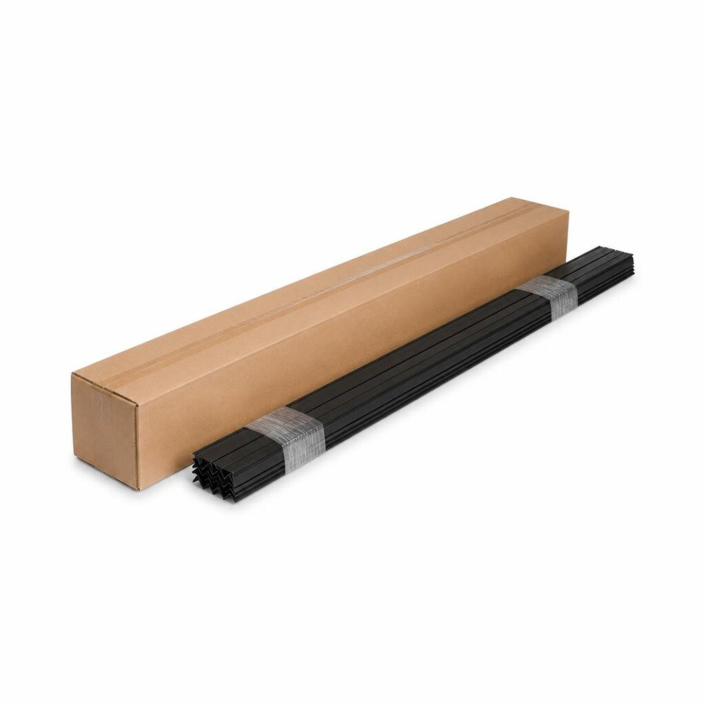 CYBERFLOR LAP5252 52 X 12.5 X 2700MM PVC A PROFILE - MATTE BLACK (50PCS/CTN)
