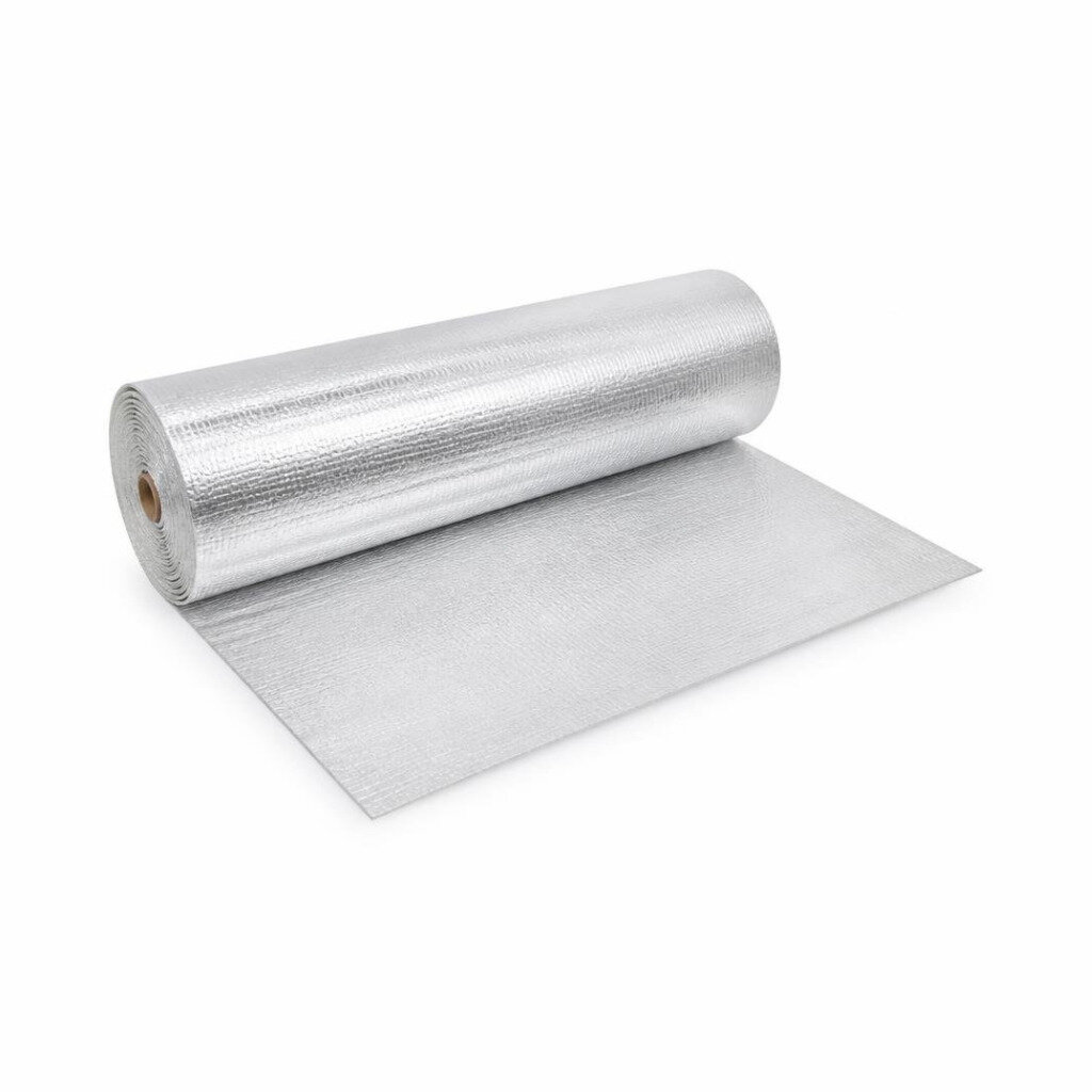 1.25MX48M DOUBLE SIDED ALUMINIUM WOVEN FOIL SN2