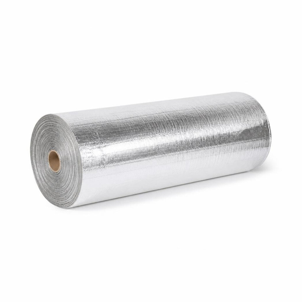1.25MX48M DOUBLE SIDED ALUMINIUM WOVEN FOIL SN3