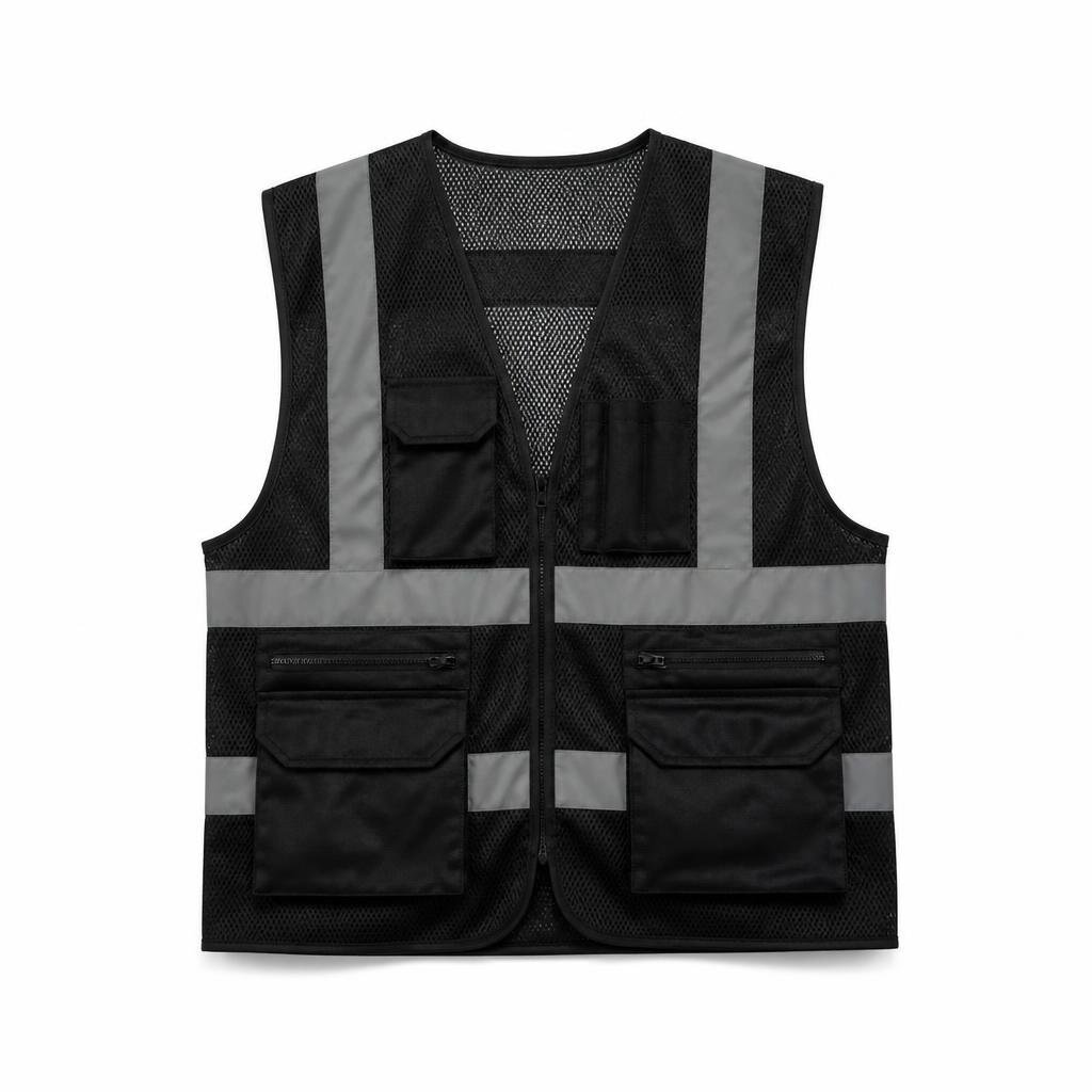 SAFETY VEST F SERIES BLACK - M