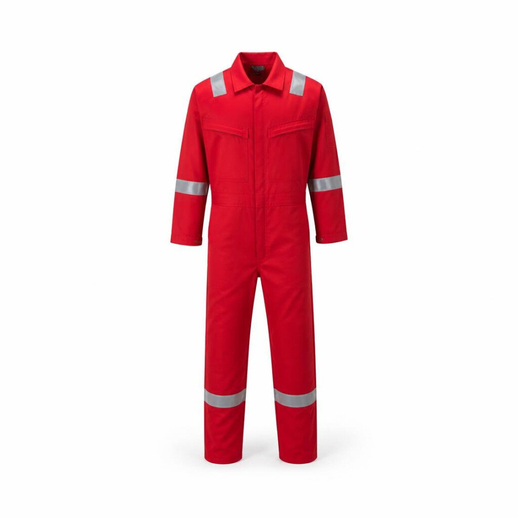 TANKER FR9601-RED-XL FIRE RESISTANT COVERALL - XL