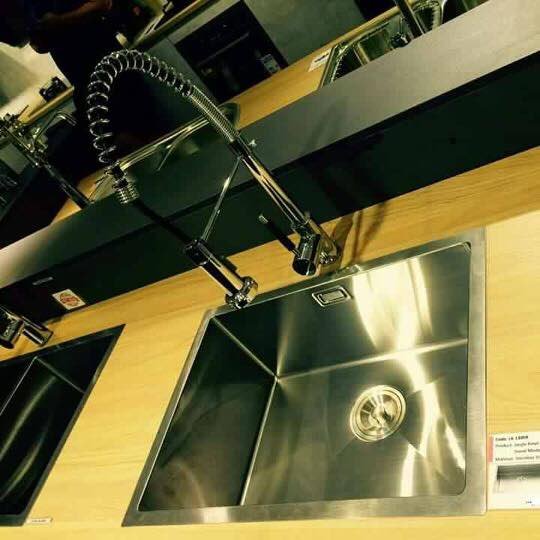 [LK-1305R] LANKEE STAINLESS STEEL 304 SINK UNDERMOUNT SINGLE BOWL SINK (HAND MADE)