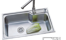 [LK-656] LANKEE STAINLESS STEEL 202 SINK  TOPMOUNT SINGLE BOWL SINK