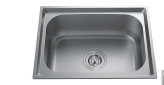 [LK-638A] LANKEE STAINLESS STEEL 202 SINK  TOPMOUNT SINGLE BOWL SINK