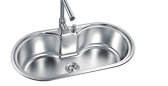 [LK-665A] LANKEE STAINLESS STEEL 202 SINK  TOPMOUNT SINGLE BOWL SINK