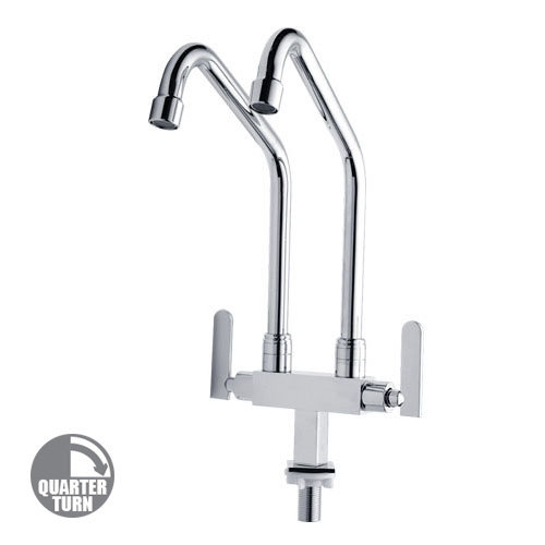 Aimer Twins Spout Pillar Sink Tap AMFC 250