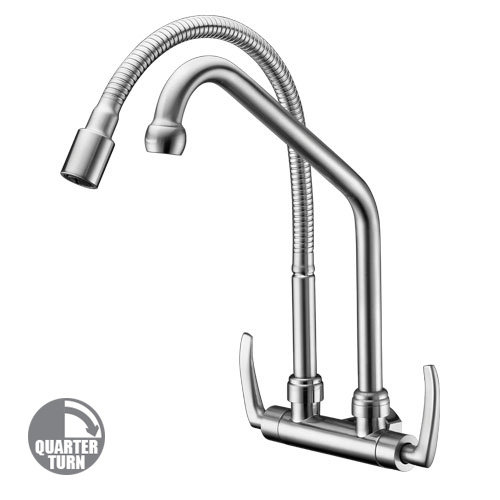 Aimer Twins Spout Pillar Sink Tap AMFC 1940 A