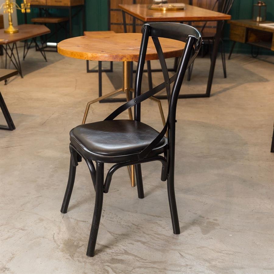 Medium Leather Back Chair KCH007 (PRE-ORDER)