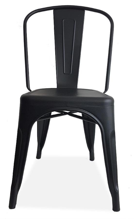 Matt Black Medium Back Chair (PRE-ORDER)