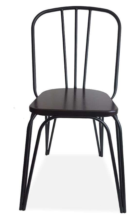 Matt Black Medium Back Chair (PRE-ORDER)