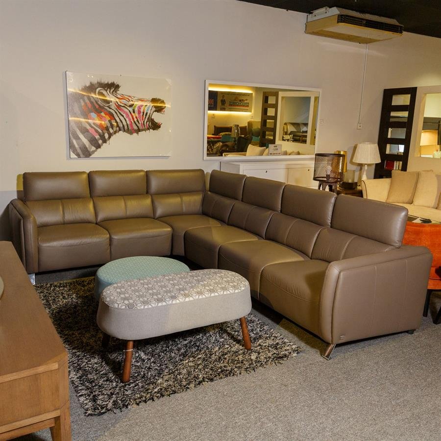 L Shape 6 Seater Sofa Set 8373-CORNER