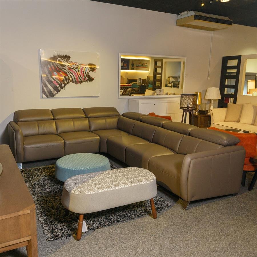 L Shape 6 Seater Sofa Set 8373-CORNER