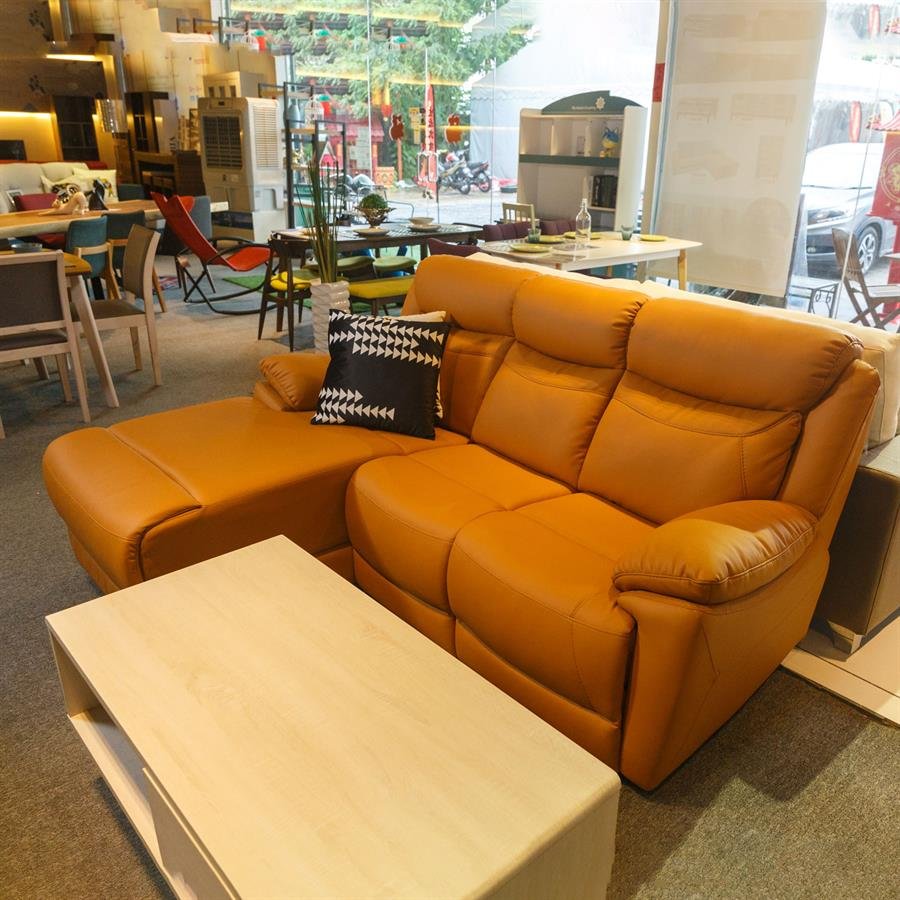 L-Shape Sofa Infinite Leather ANX 9002-CR