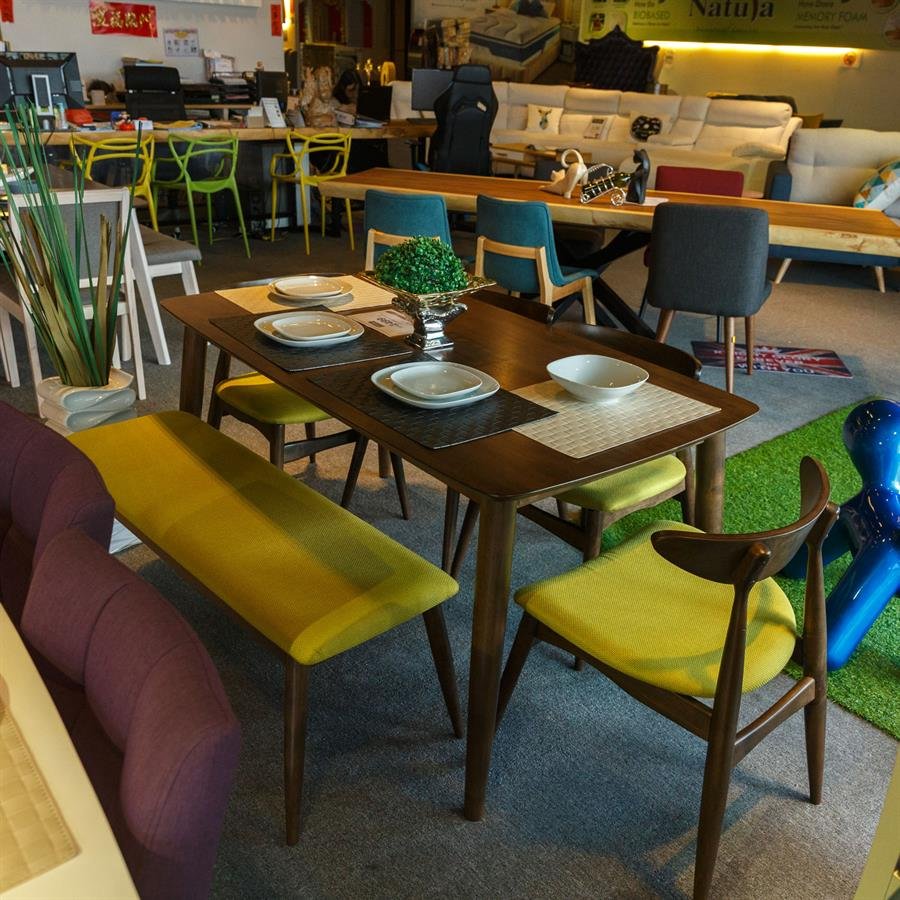 Cosy 6 Seater Dining Set 9568-DT 9568-DC 9568-BE