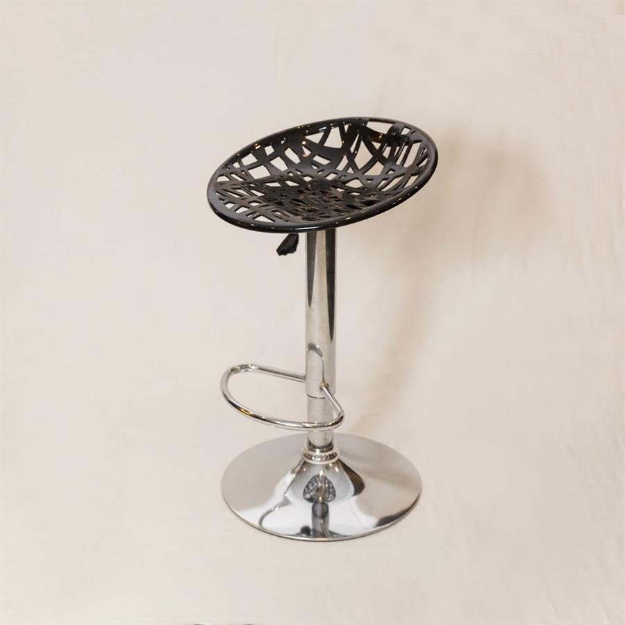 Low Black Bar Stool