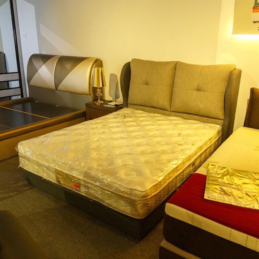 Cushion Headboard King Size Bed Frame CF-703