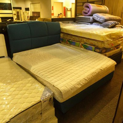 Blue King Size Bed Frame