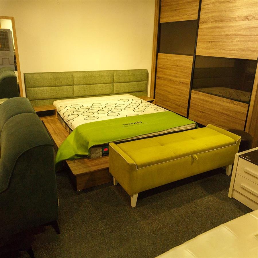Nano Low Queen Size Wooden Bed Frame