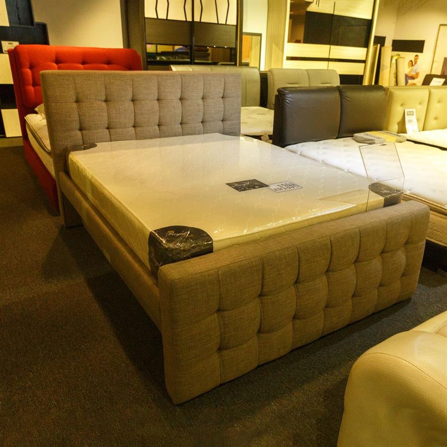 Royal Grey King Size Bed Frame
